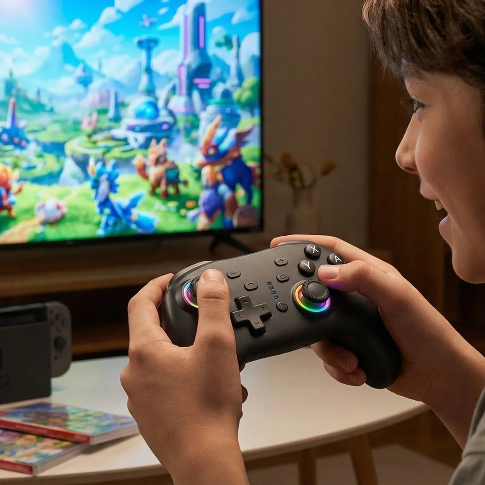 nuevo-joystick-para-switch-pc-android-ios-gamepad-rgb-con-gatillo-hall-giroscopio-de-6-ejes-botones-programables