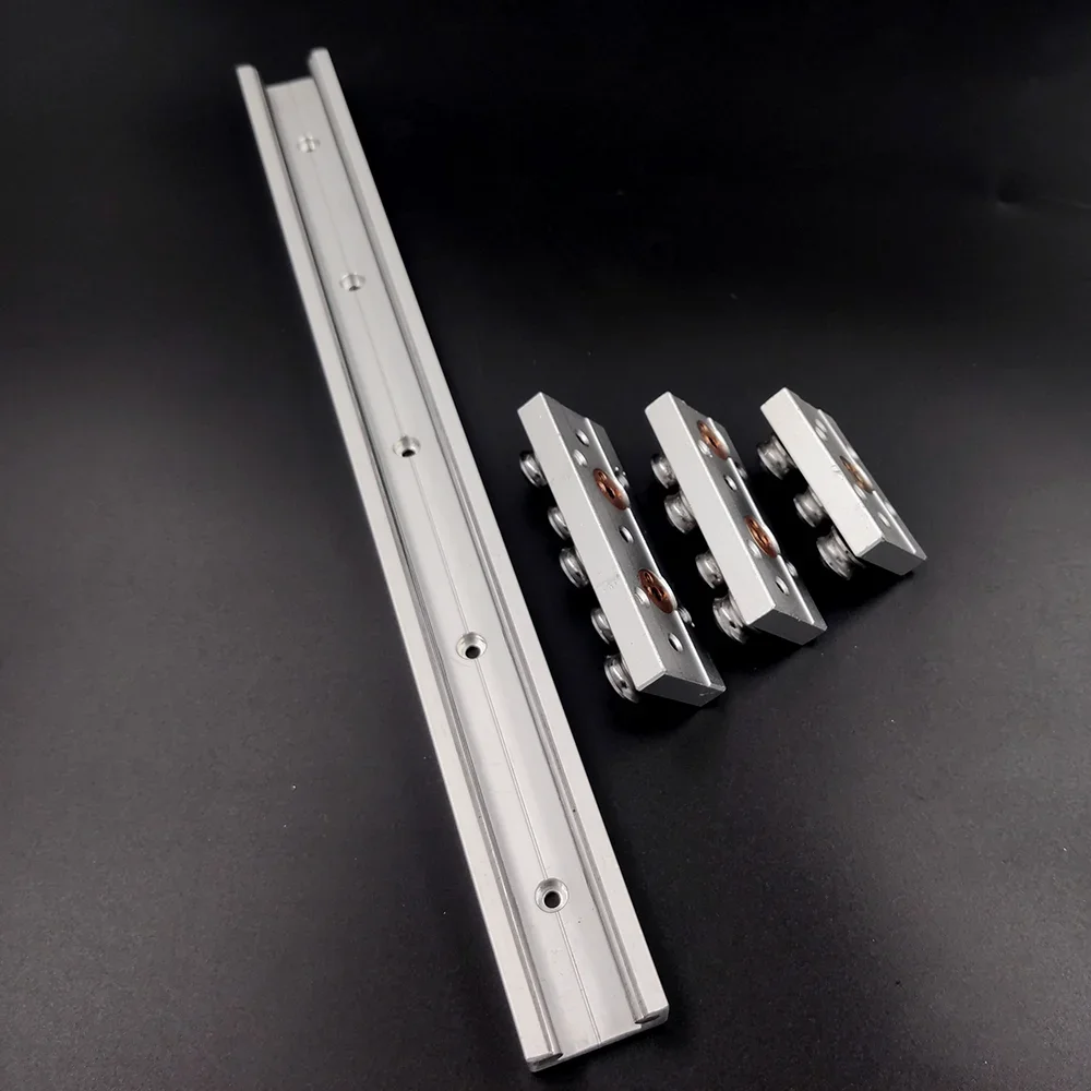 Built-in dual-axis Linear Guide 28mm SGR10 Roller Slide 1 set: 1 SGB10 block and 1 SGR10 guide Length 500 600 Woodworking Slide