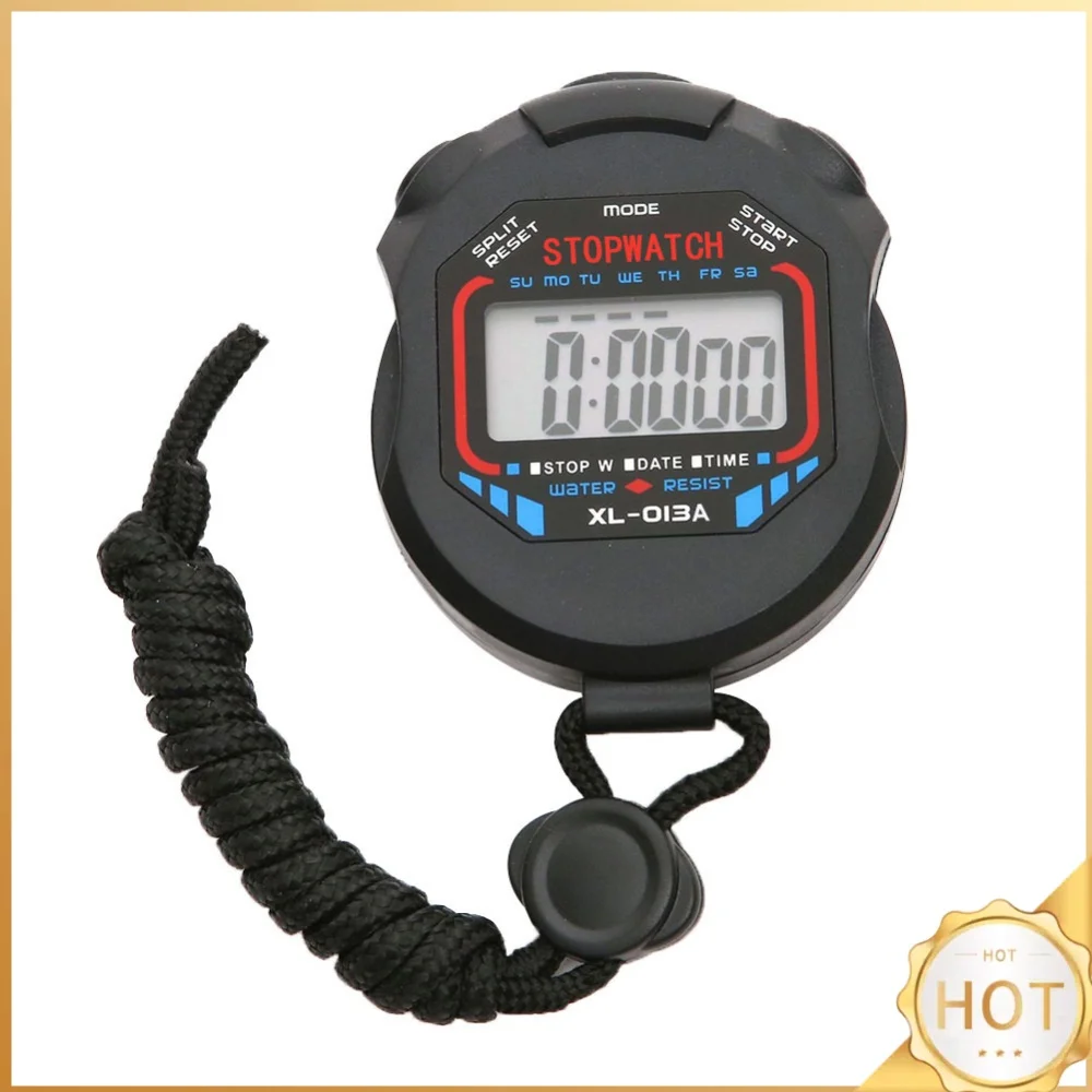 Multi-Function Electronic Stopwatch Sports Stopwatch Timer Professional Pocket Stopwatch Stop Watch Timer Waterproof for Match