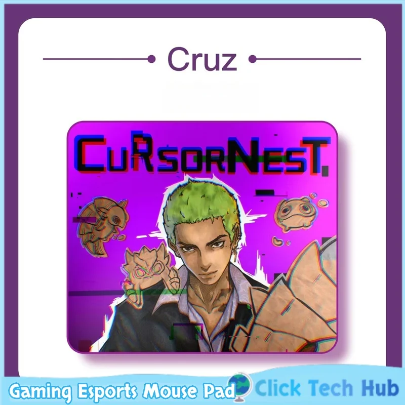 

Cursornest "Cruz" Gaming Esports Mouse Pad Anime Valorant Character Pattern Gaming Pad Gaming Office Pc Game Accessories