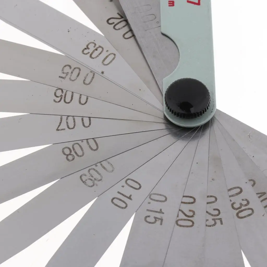 مجموعة المحسس 17 قطعة في 1 أداة قياس المحسس القابلة للطي من الفولاذ المقاوم للصدأ #6