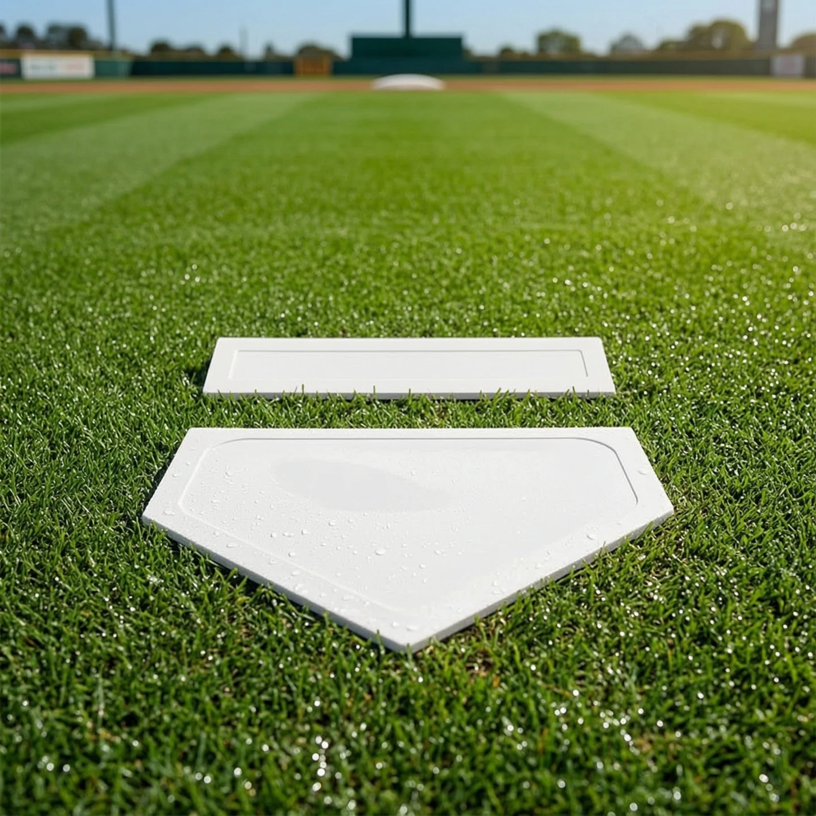2-pieces-batter's-plate-and-pitcher's-plate-set-portable-rubber-baseball-plates-rubber-base-weather-resistant-sports-equipment