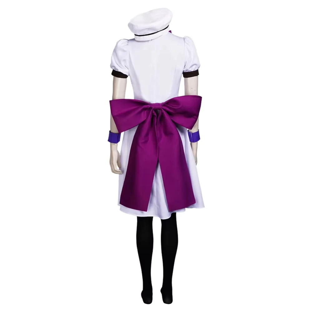 2025 جديد هالوين كرنفال المرأة فستان بتصميم حالم وتتسابق أنيمي Higurashi عندما يبكون ريوغو رينا تأثيري حلي