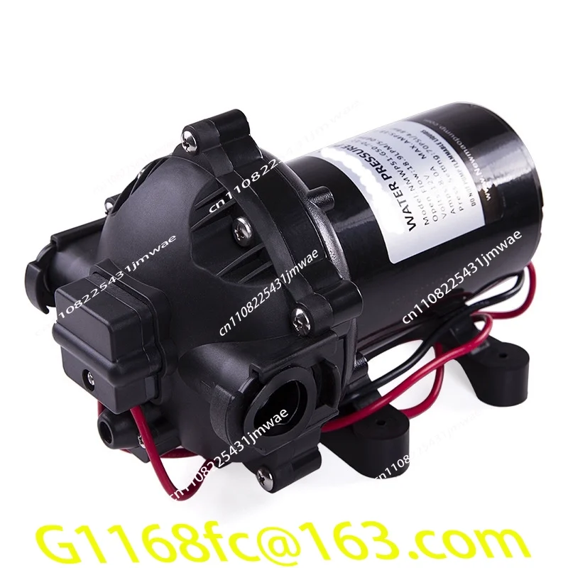 Marine Cleaning and Washing Deck Pump, High-pressure Pressurized Car Wash Pump, Industrial Cleaning Kit, 5-chamber Pump, 12V RV