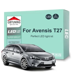 14Pcs Cars Accessories Canbus LED Interior Light Bulb For Toyota Avensis T27 2009 2010 2011 2012 2013 2014 2015 2016 2017 2018