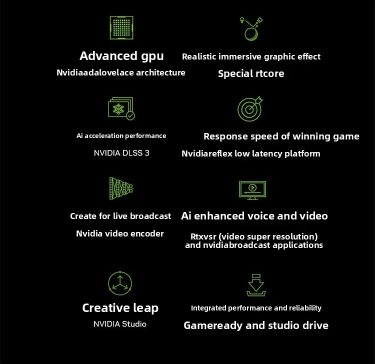 RTX4060 general 8G GPU suitable for AI design and drawing computer game graphics card view 4