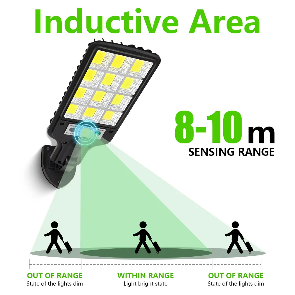 9900000LM Solar Light 1008LED Outdoor Solar Lamp Motion Sensor Street Light Waterproof Wall Light Garden Outdoor Christmas Decor