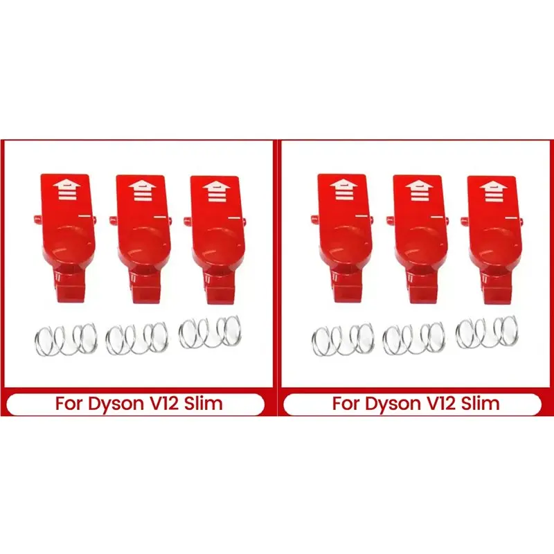

Кнопка-защелка YCOC-Clip для пылесоса Dyson V12 Slim, запасная часть, кнопка для бака для воды с пружиной, 6 шт.