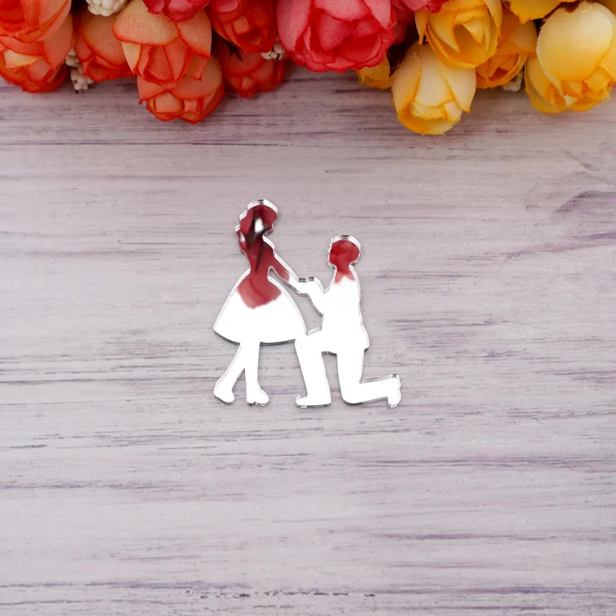 Einzigartige Spiegel-Hochzeitsschilder, Verlobungsfeier, Jungvermählten, Anhänger, Gästegeschenke, Festival-Accessoires, Hochzeitsdekoration, Partygeschenke – Detail 6