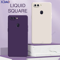 Square Liquid Silicone Case for OPPO R15 R15X R17 RX17 Pro Neo Camera Protective 360 Shockproof Soft Back Cover Shield Armor Bag