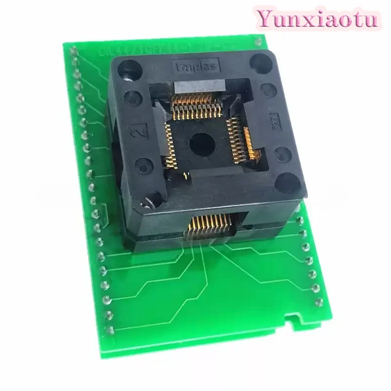 New Dataman ELNEC DIL44/TQFP44-1 ZIF-CS Programming Test Socket Universal Adapter for TQFP44 LQFP44 VQFP44 10,000 Actuations
