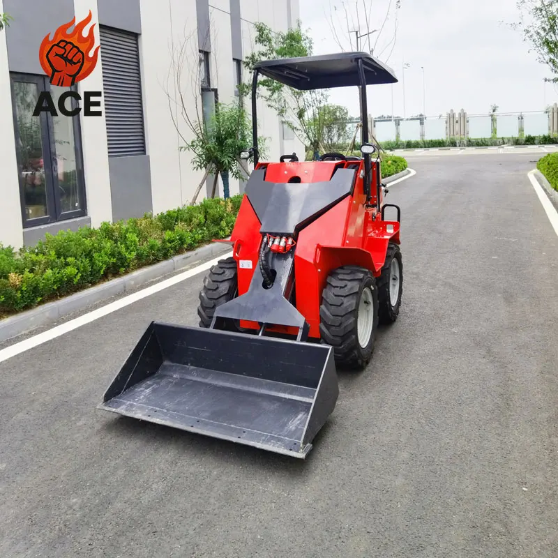

free shipping mini skid steer wheel loader EPA Engine chinese mini loader house Small Skid Steer Loader with customized color