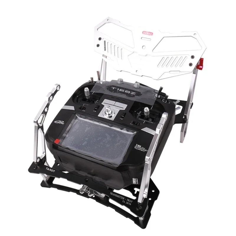 Premium Aluminum Alloy Cnc Rc Airplane Remote Control Transmitter Tray With Ergonomic Body Harness Remote Control Aircraft Part