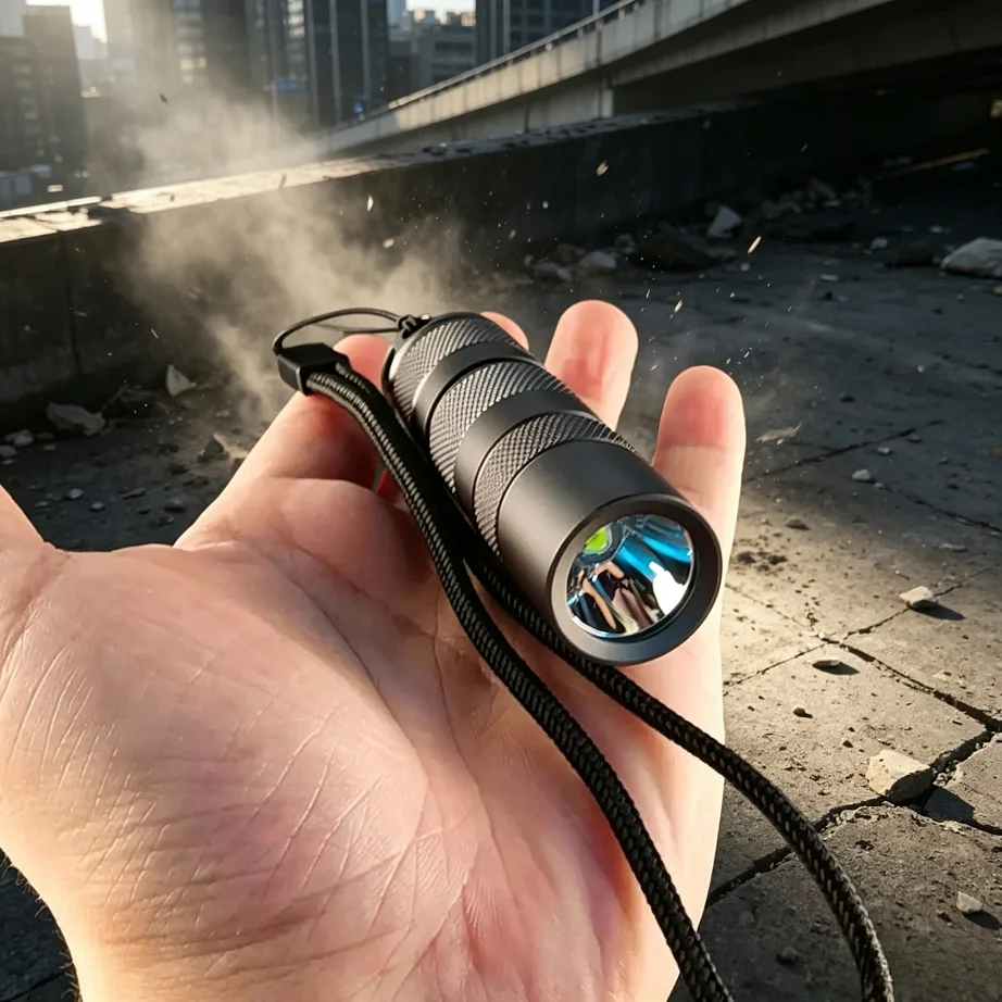Mini Keychain LED Flashlight Convoy S2+ XML2 EDC Pocket Torch 18350/16340 Version Portable LED Lamp for Camping Emergency view 6