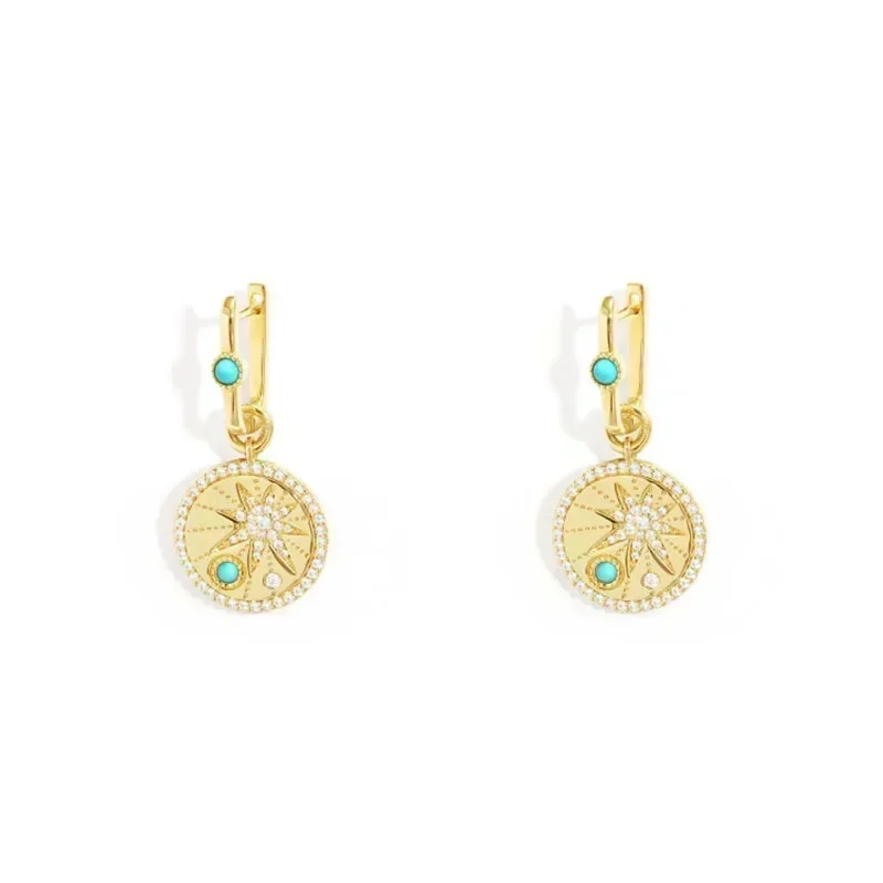 LI KI925 Sterling Silver High Quality 2023 August New Lucky Meteor Earrings Fashion Exquisite  Jewelry Valentine'S Day Gift view 4