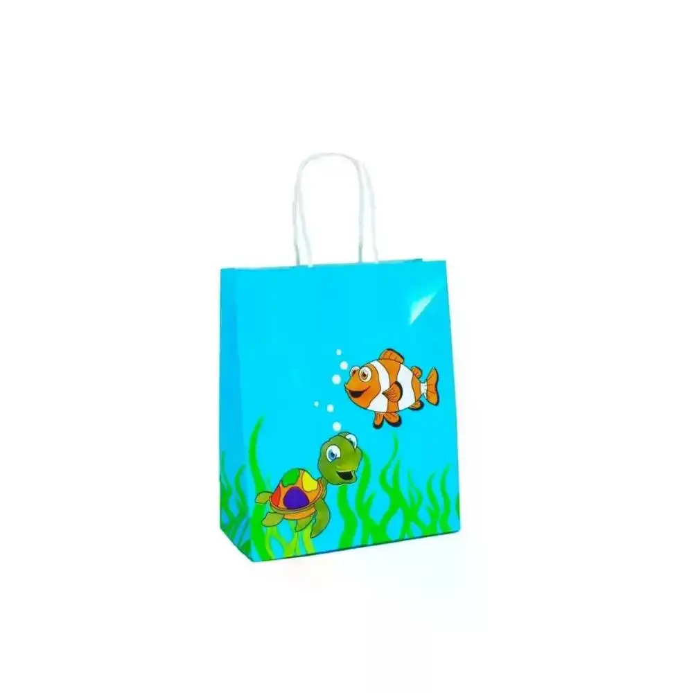 21,5X17,5X8,5 Kraft Sea Bottom Gift Bag