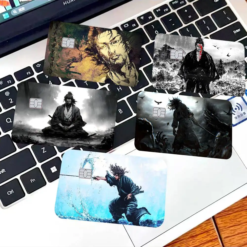 Samurai EPIC V-Vagabond Credit Card Skin Stickers for VISA Bank Card Transportation Card Waterproof Sticker Anti-scratch