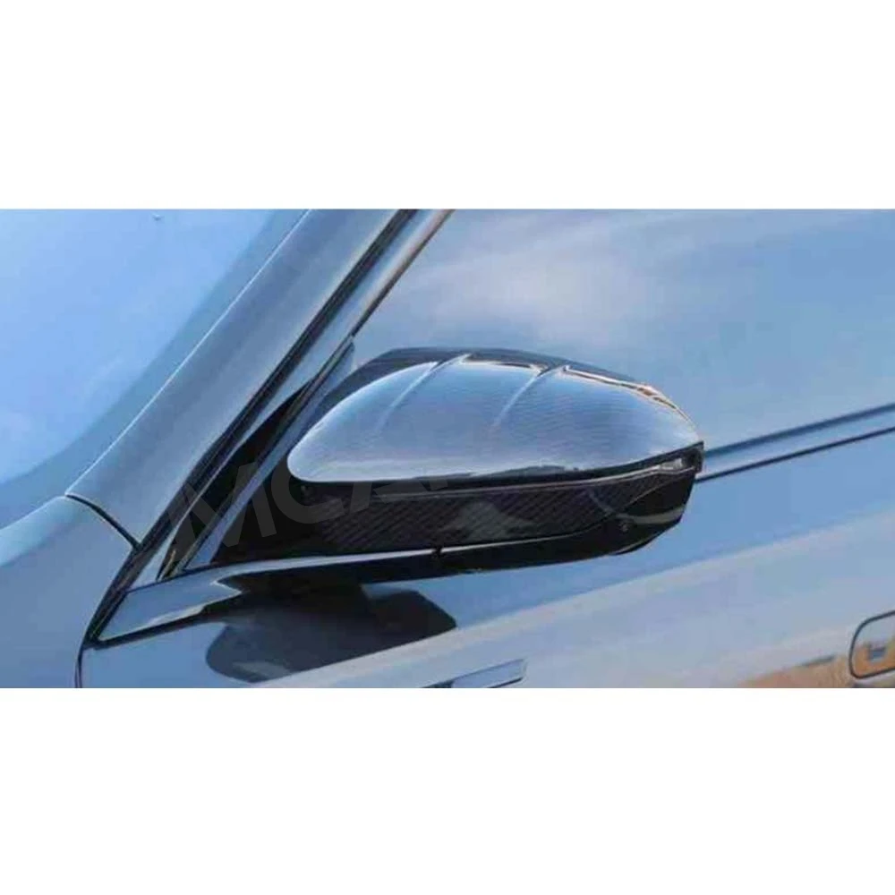 Dry Carbon Fiber 2PCS Car Rearview Mirror Cover For BMW 7 Series G70 2023-2026 Exterior Side Rearview Mirror Cover Trim