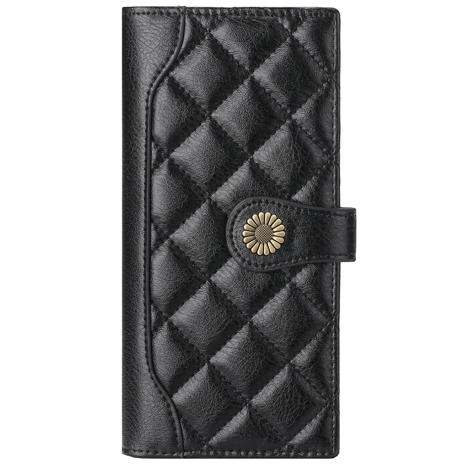 المرأة محفظة جلدية امرأة فاخرة محافظ طويلة موضة النساء المحافظ أكياس المال 2025 حقائب اليد النسائية محفظة بطاقات حامل