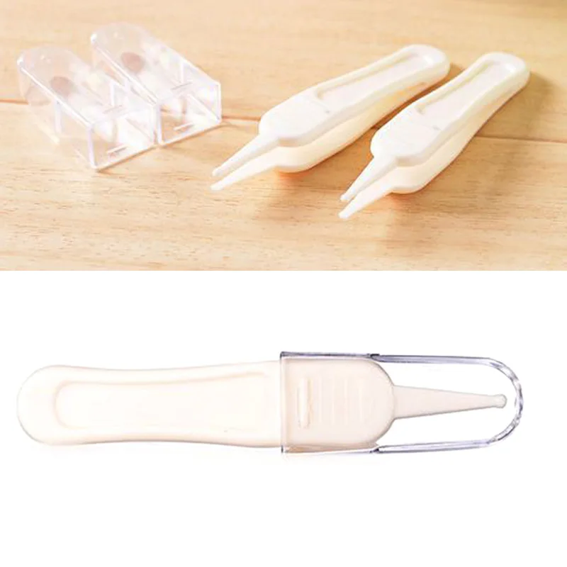 Baby Dig Booger Clip Infants Safe Cleaning Tweezer Kids Ear Nose Navel Forceps Clean Tools Nasal Cavity Care Supplies