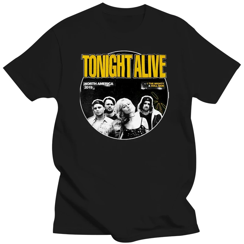 RARE ITEMS Tonight Alive north american tour concert 2019 t-shirt S-3XL