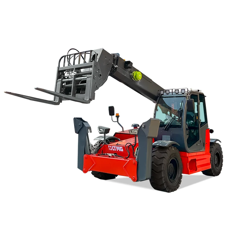 Mini Diesel Telehandler 1.5T 2T 3T 4WD Telescopic Boom Forklift Compact Lifting Machine For Sale