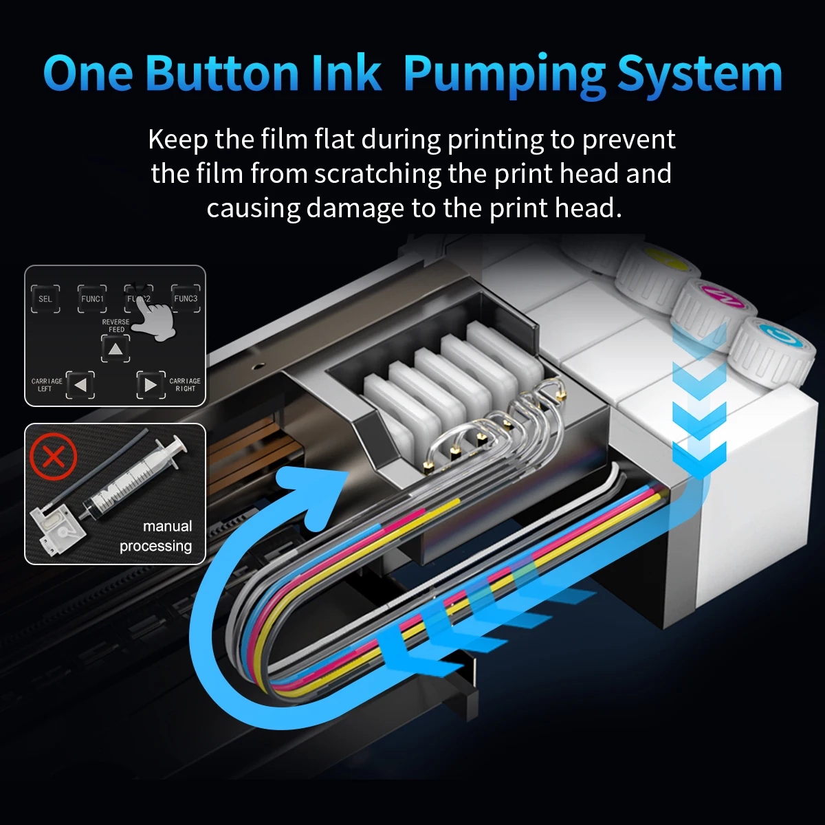 A3 DTF طابعة Impresora لإبسون XP600 DTF طابعة نقل لفة طابعة الفيلم ل ShirtsTextile آلة طابعة A3 DTF