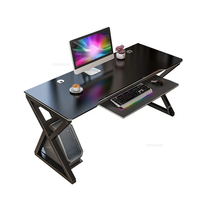 Modern Fashionable Computer Desks Home Rental Dormitory Writing Desk Desktop E-sports Game Table Creative Office Workbench