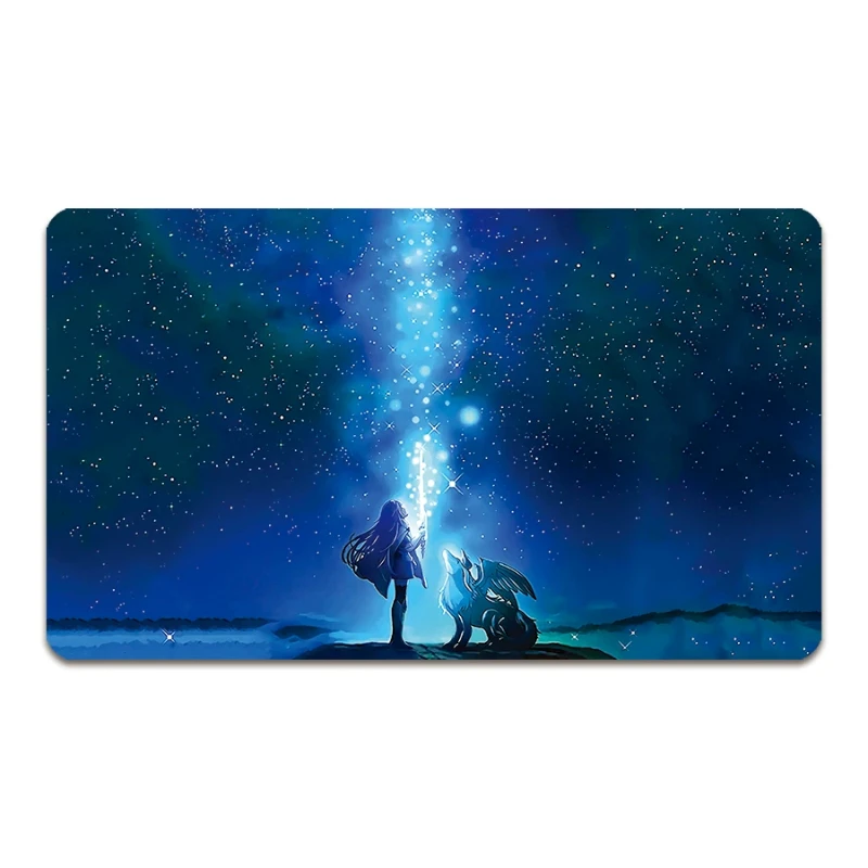 600X350X2Mm Diy Yu-Gi-Oh! Egyptian God Card Battle Mat Stardust Dragon Single Player Board Game Card Duel Board Combat Pad