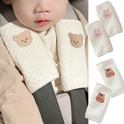 Baby Car Seat Belt Shoulder Protect Cover Children's Cartoon Seat Baby Strap Cover Anti-Wear Prevent Strangulation Cover