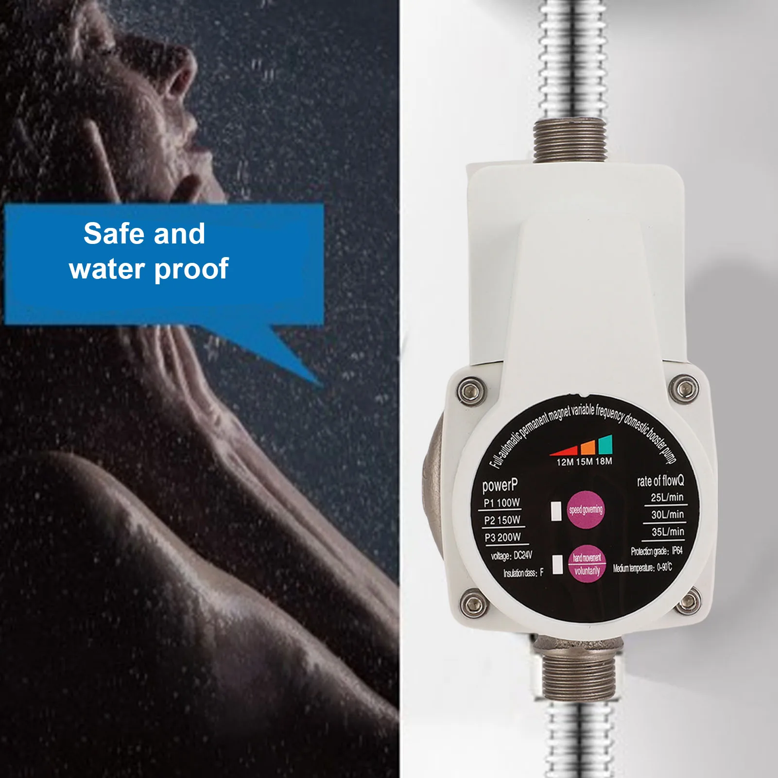 pompe-de-surpression-d'eau-dc-100-150-200w-25-30-35l-min-silencieuse-pour-douche-detection-automatique-petite-et-portable-pour-chauffe-eau-domestique