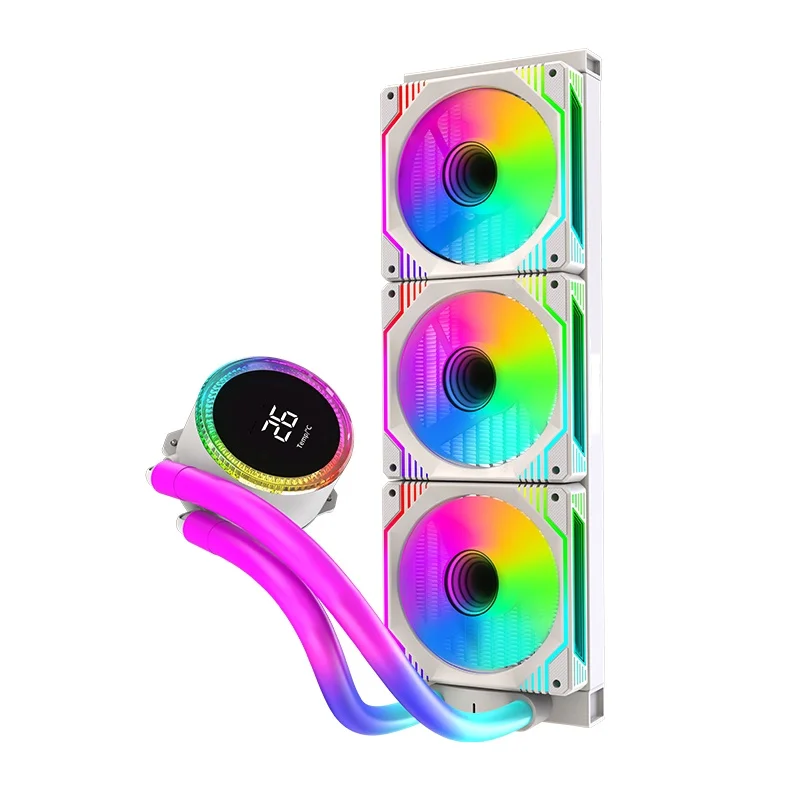 RGB 360mm AIO Liquid CPU Cooler 12V Radiator Water Cooling Compatible with Cooling Fans Ce Certified for Computer