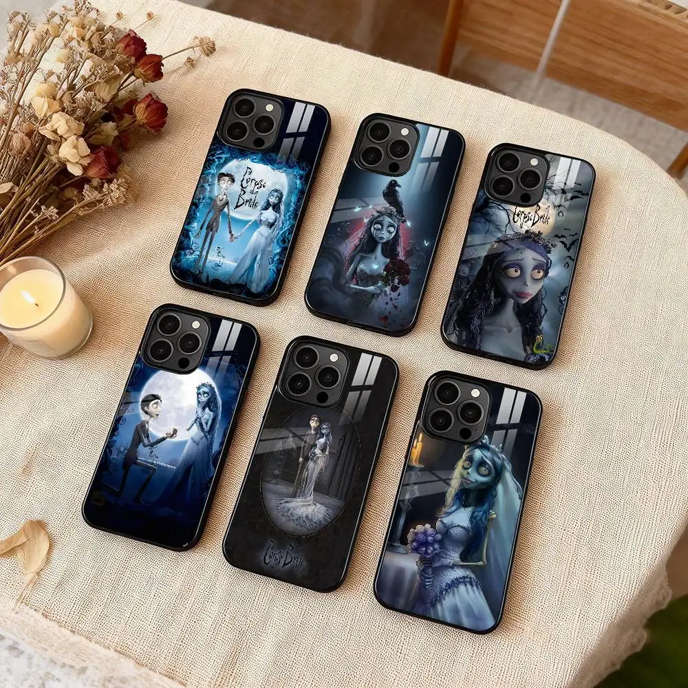 

C-Corpse B-Bride Victor Phone Case For iPhone 17 16 15 14 13 12 Pro Max Plus for Magsafe Mirror Wireless Magnetic Cover