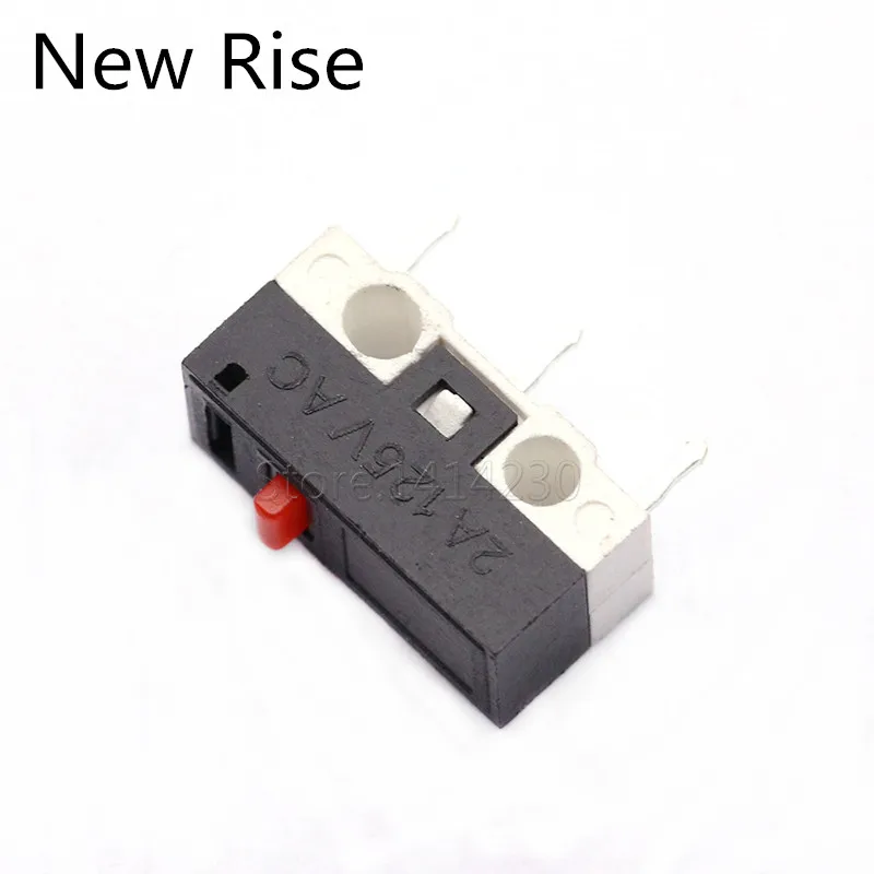 10Pcs Muis Switch Mini Micro Drukknop 3Pins 1A 125V Ac