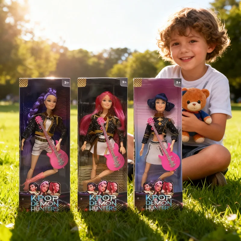 

Аниме K-Pop Охотники на демонов Руми Мира Зои Персонаж Фигурка Кукла Периферийная игрушка из фильма Рождественские подарки для фанатов KPOP