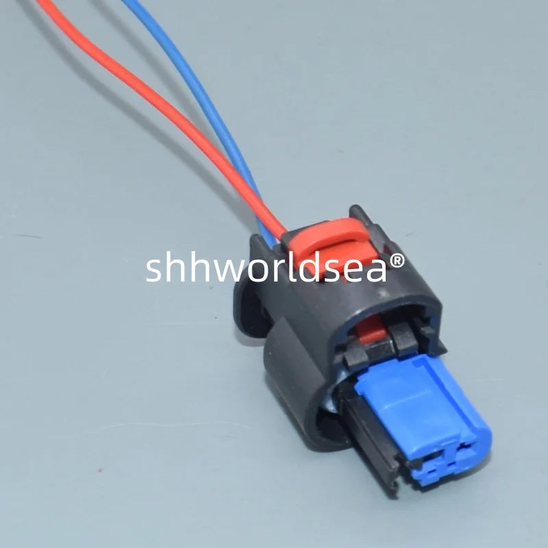 2/100pcs 2 Pin/Way Automotive Connector Plug With Wire Harness Pigtail Cable 1-2203769-1