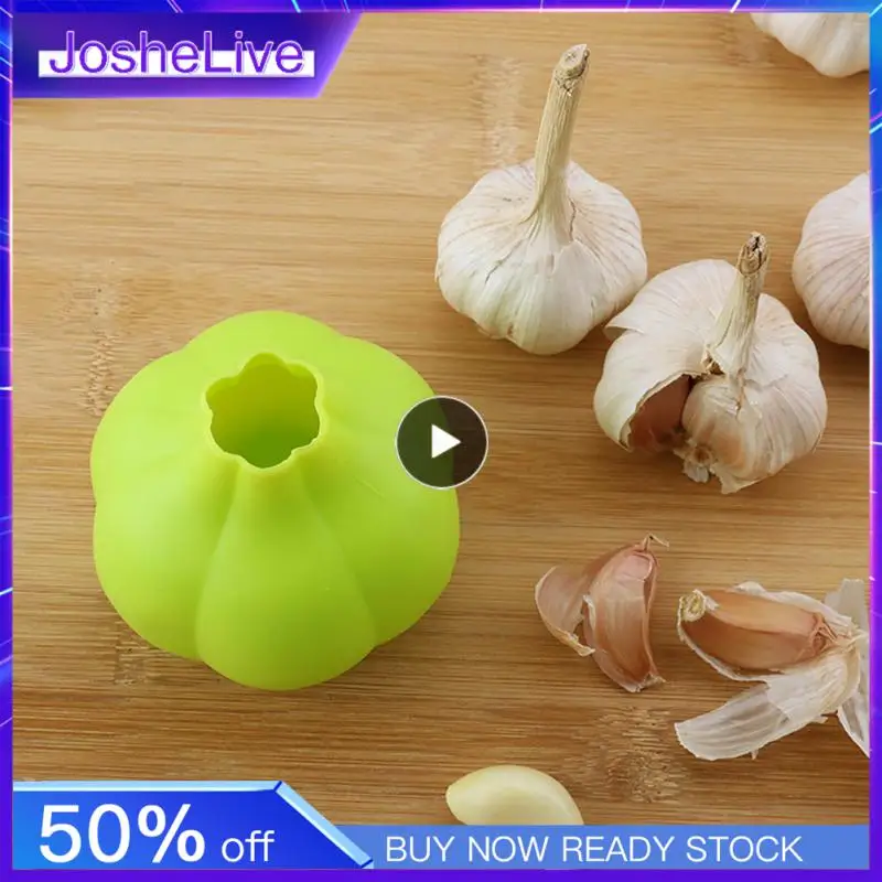 Garlic Peeler Creative Home Silicone Soft Manual Garlic Stripper Tool Simple Convenient Non-toxic Kitchen Accessories Gadgets