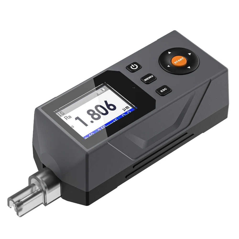 Display Surface Roughness Tester Roughness Measuring Instrument Ra Rz Rq and 12+ Parameters 0.001μm Resolution Roughness Meter