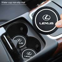 Car Anti Slip Coaster Water Cup Slot Non-Slip Cushion Accessories For Lexus CT200H ES350 GX460 IS250 LS460 NX300 RX300 350 450H