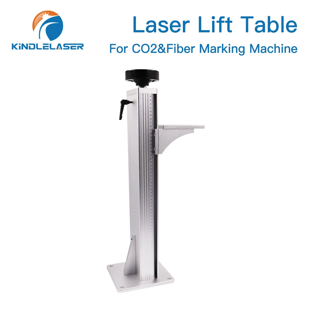 KINDLELASER Fiber & Co2 Laser Marking Part Z Axis Lifting Table Height 500mm for DIY 1064nm Fiber Marking Part