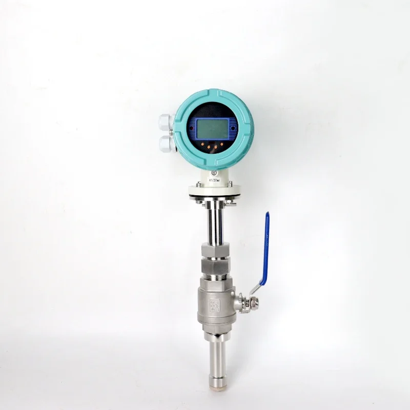 Fischer Porter Insert Type Digital Electromagnetic Flow Meter Stainless Steel Tri-Clamp Magnetic Flow Meter Liquid Gas Oil OEM