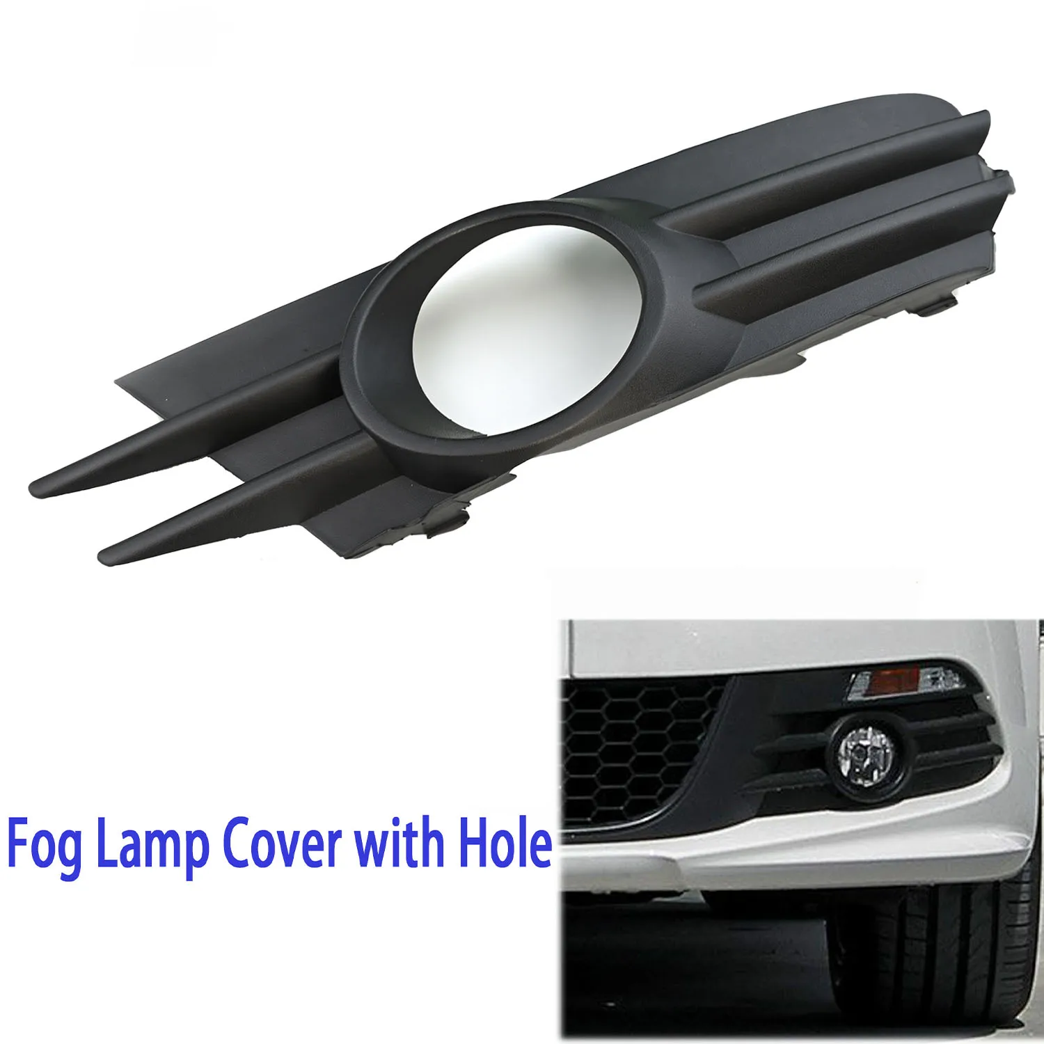 For VW Scirocco 2009 2010 2011 2012 2013 2014  Front Bumper Fog Light Lamp Grill Cover Lower Grill Trim 1K8853666C 1K8853665B