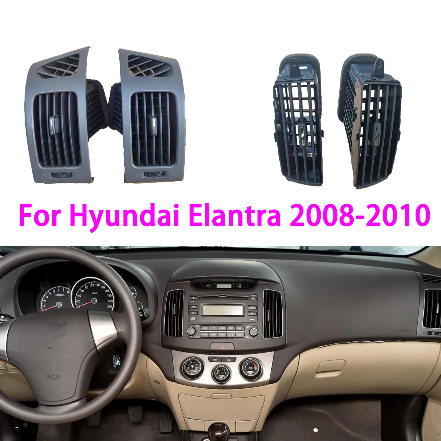 

chengcheng- Hengfei car air conditioner outlet for Hyundai Elantra 2008-2010 air conditioning vents
