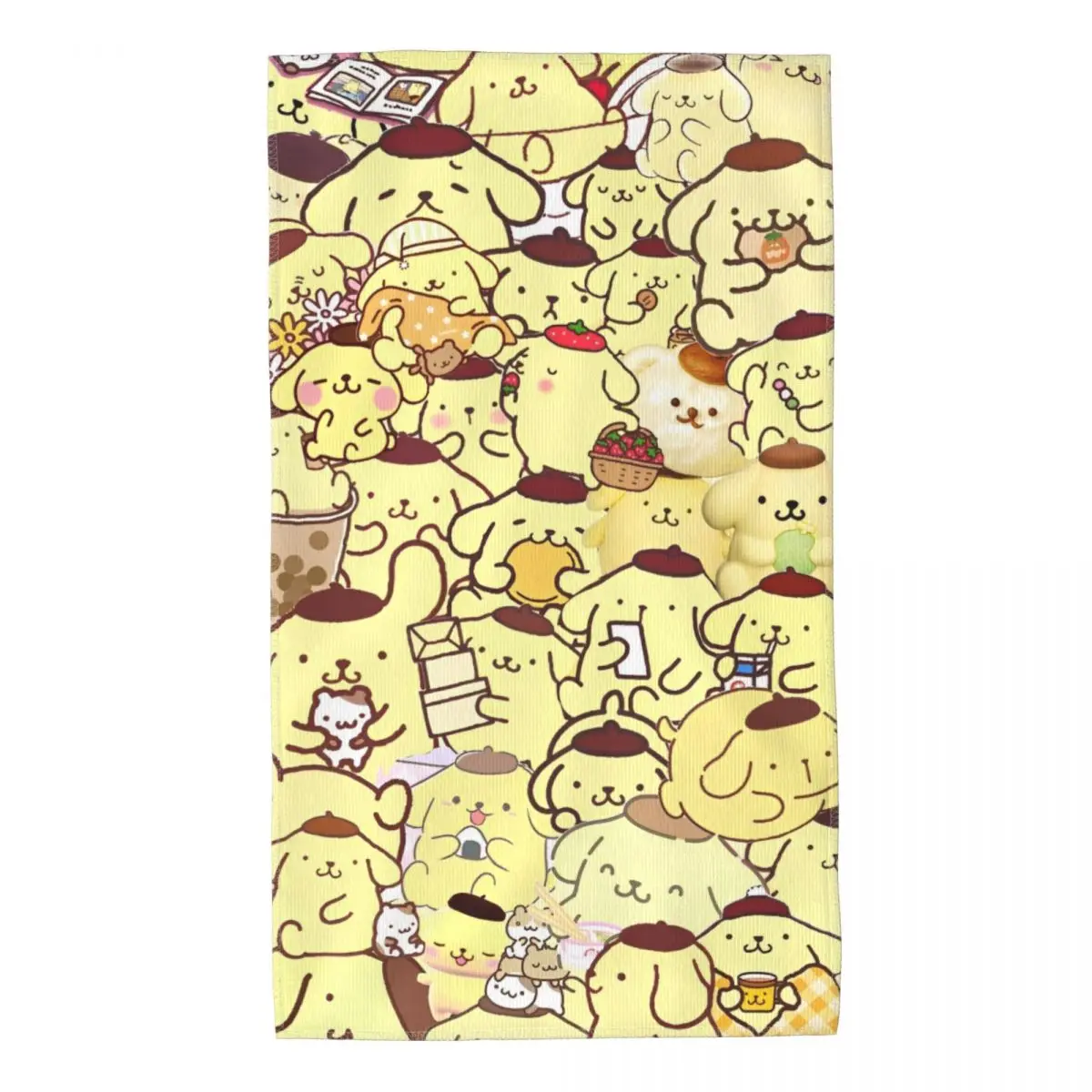 Sanrio Kawaii Pom Pom Purin Quick Dry Towel Summer New Arrival Microfiber Towels Lightweight