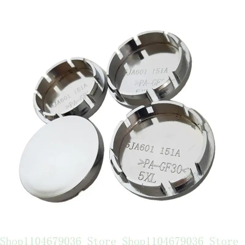 4 Pcs/Set Black/Silver 56mm Car Wheel Center for Rim Hub ABS Caps Vehicle Decor Universal Car Wheel for Rim Center H