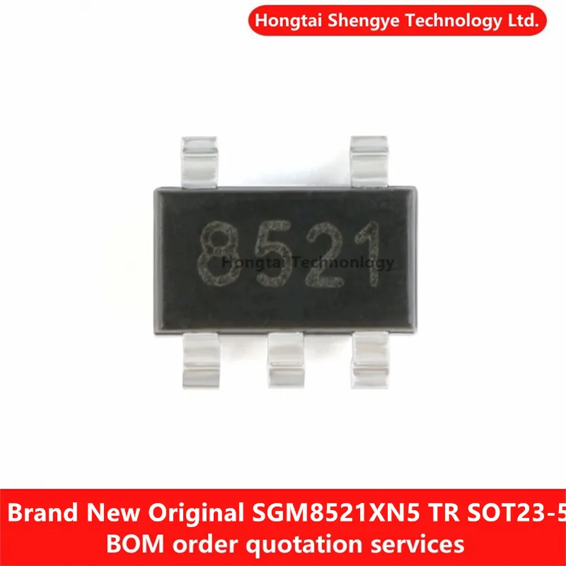 New Original SGM8521XN5/TR SOT23-5 Rail-to-Rail CMOS Operational Amplifier Chip