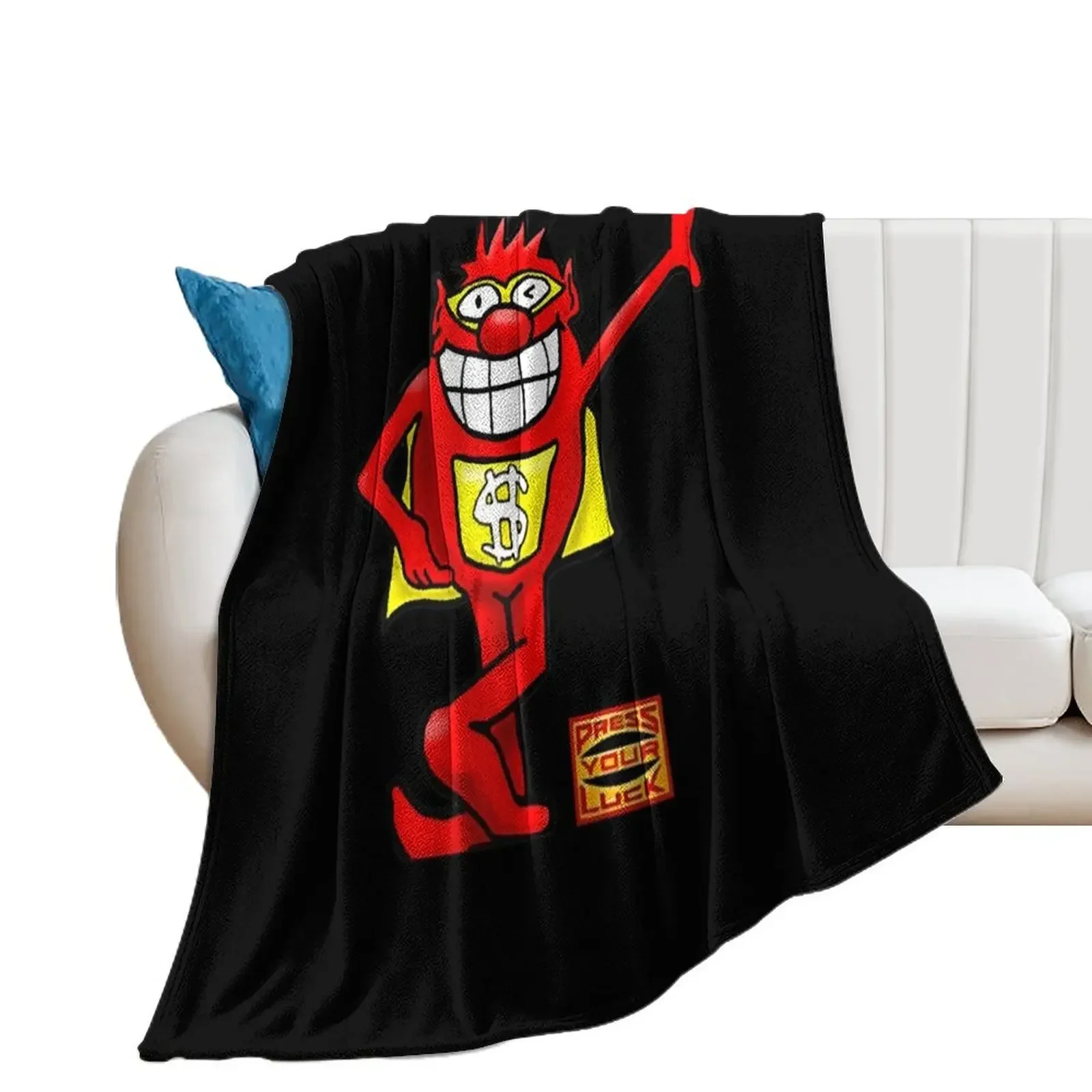 

BUZZR Press Your Luck Whammy Throw Blanket Blankets Sofas Of Decoration Beautifuls Hairys Decorative Sofas Blankets