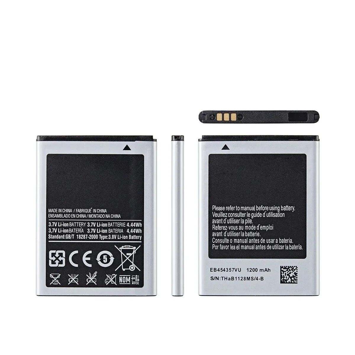 

Battery for Samsung Galaxy Y/Galaxy Pocket Plus, EB454357VU Replacement Battery