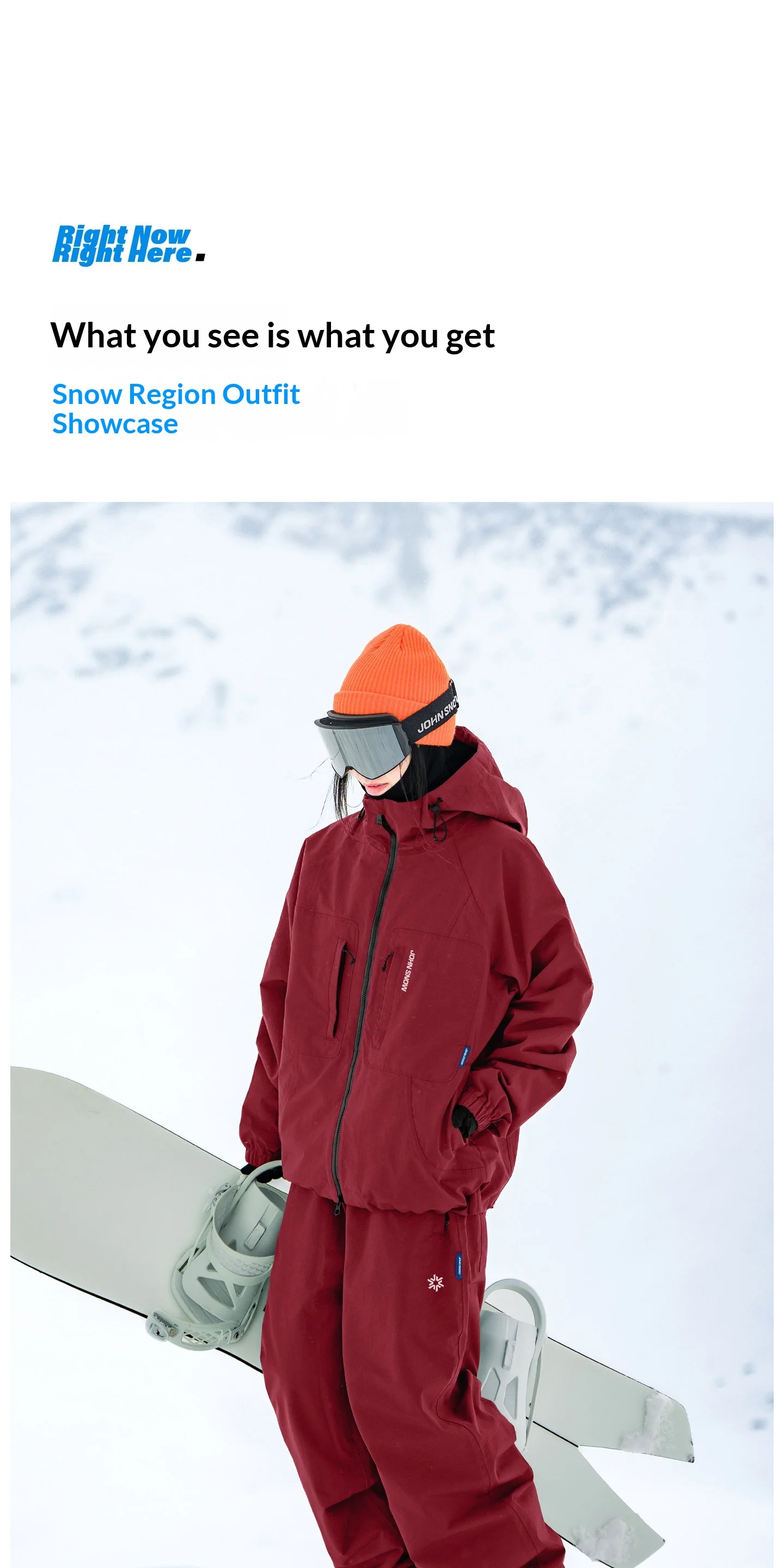 2026 John Snow Unisex 3L Vollständig Versiegelter Skianzug Wasserdicht Winddicht Warm Atmungsaktiv Ski- & Snowboard-Outdoor-Jacke und Hosen-Set – Detail 25