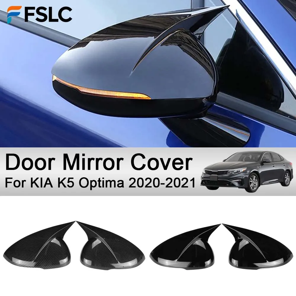 

Car Rearview Accessories Door Mirror Cover For KIA K5 Optima 2020 2021 Car Decoration Stickers Upgrade Modify A Car